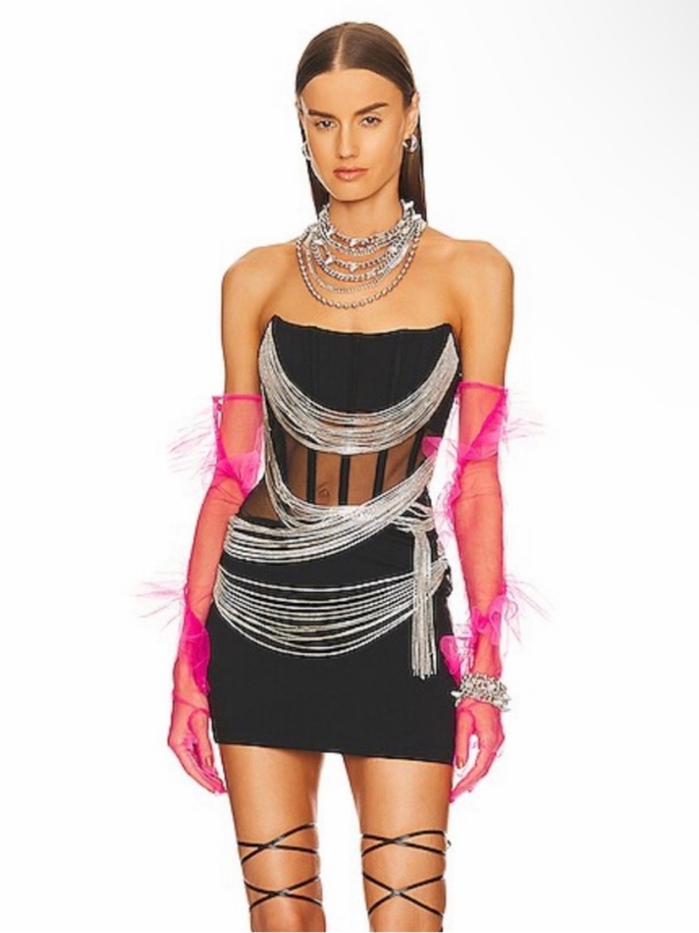 Revolve NBD Amiah Mini Dress / Black / XXS